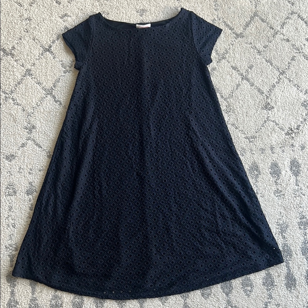 Ingrid & Isabel Jet Black Cap Sleeve Maternity Dress